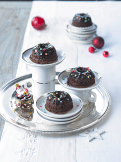 Schokoladenküchlein aus Butterbiskuit mit Schokoladenglasur - Rezeptsuche