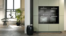 Miele built-in appliances in Obsidian Black with slate