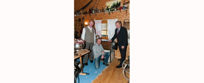 Miele-Maschine von 1925 in der Pension „Alpenhof“