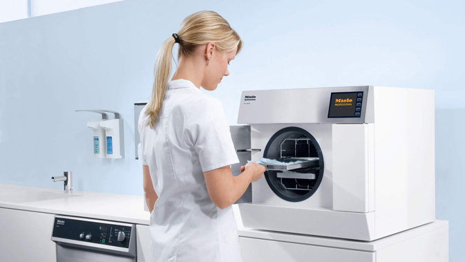 Miele-Sterilisator für Zahnarztpraxen 